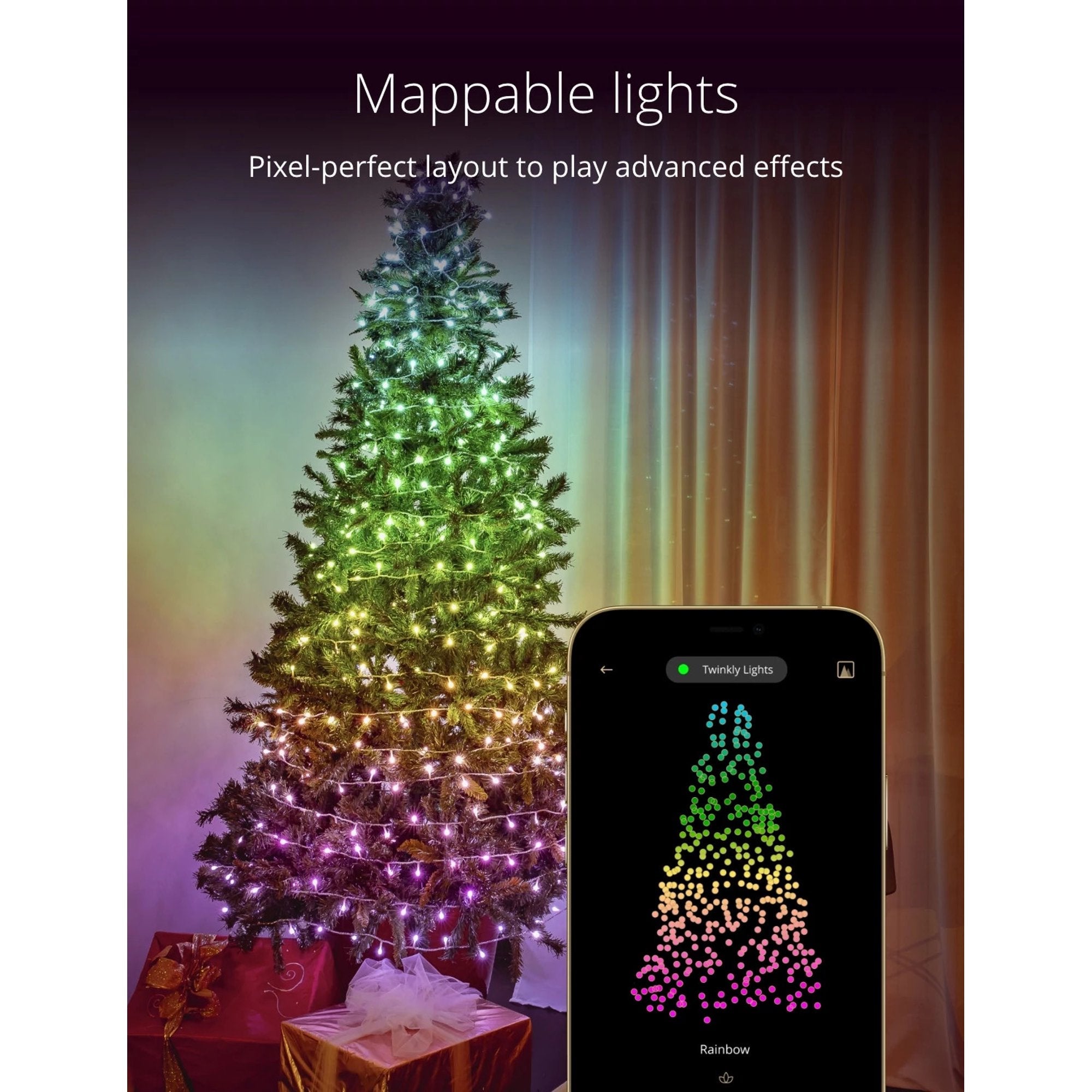 Twinkly 250-Light RGB LED Light Set (Generation II)