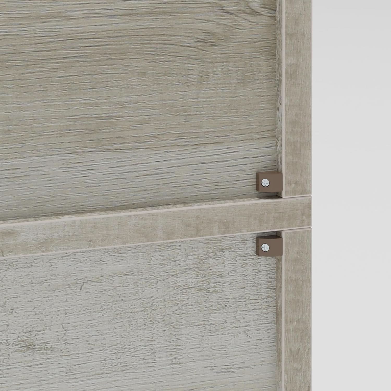 Two Pack 70 Inch Floorstanding Bookcase With Six Tiers