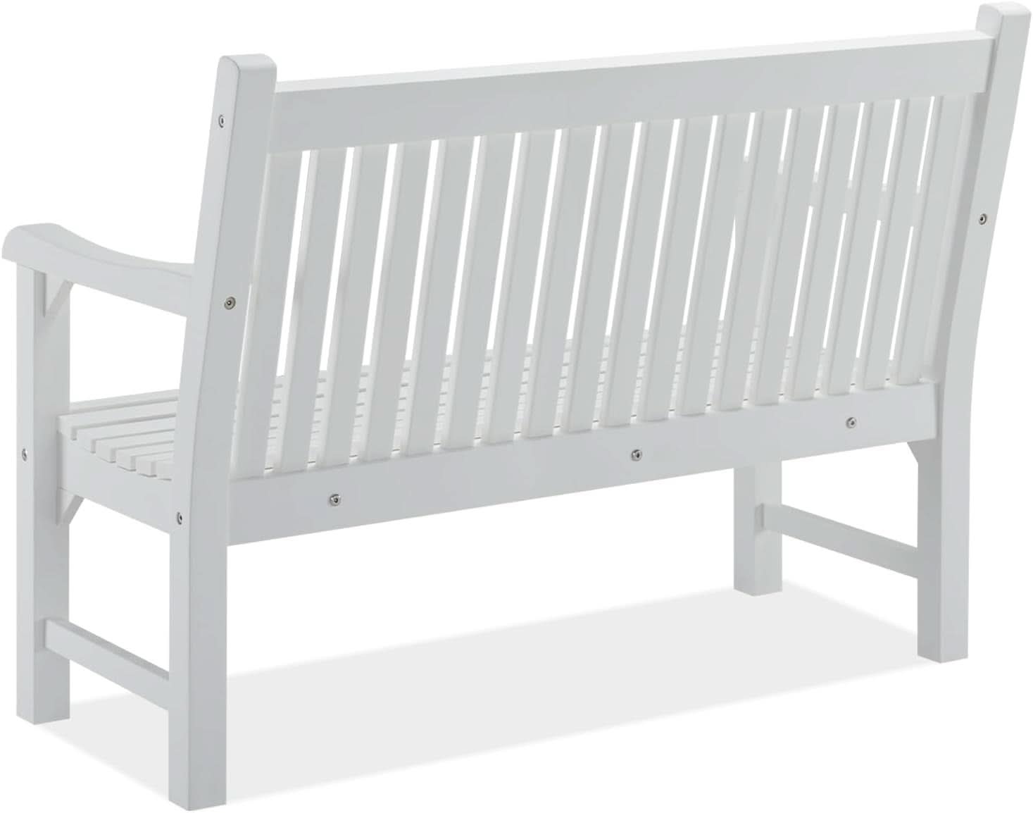 Two Person Weatherproof Poly Lumber Outdoor Bench Seating
