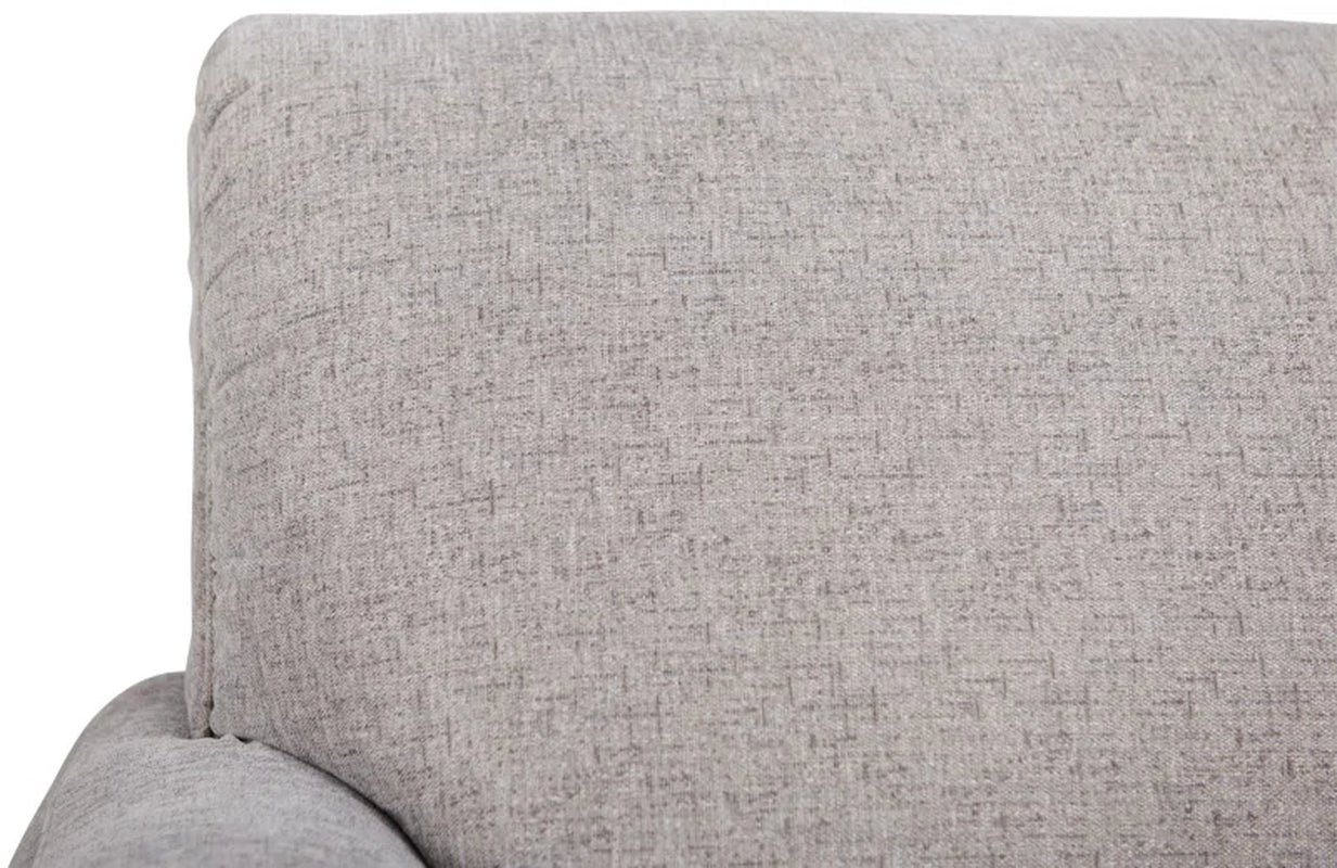 Two Seat Power Reclining Sofa With USB Ports Scalloped Back