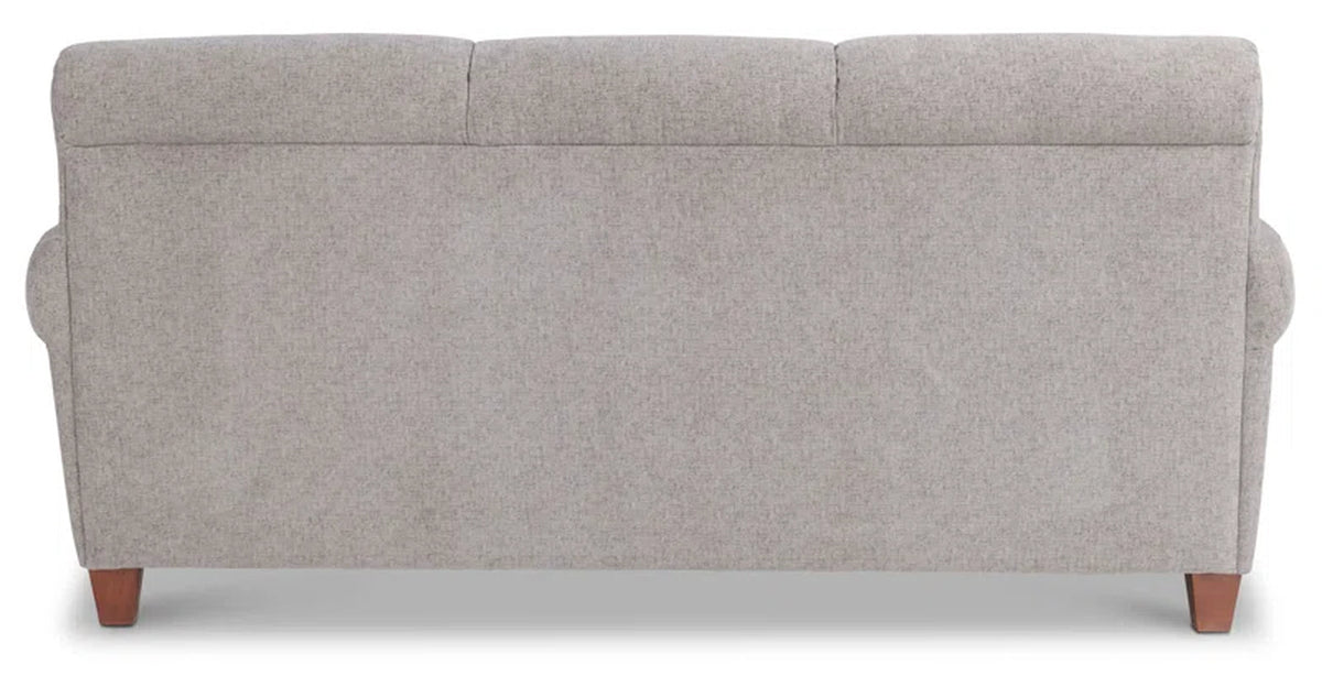 Two Seat Power Reclining Sofa With USB Ports Scalloped Back