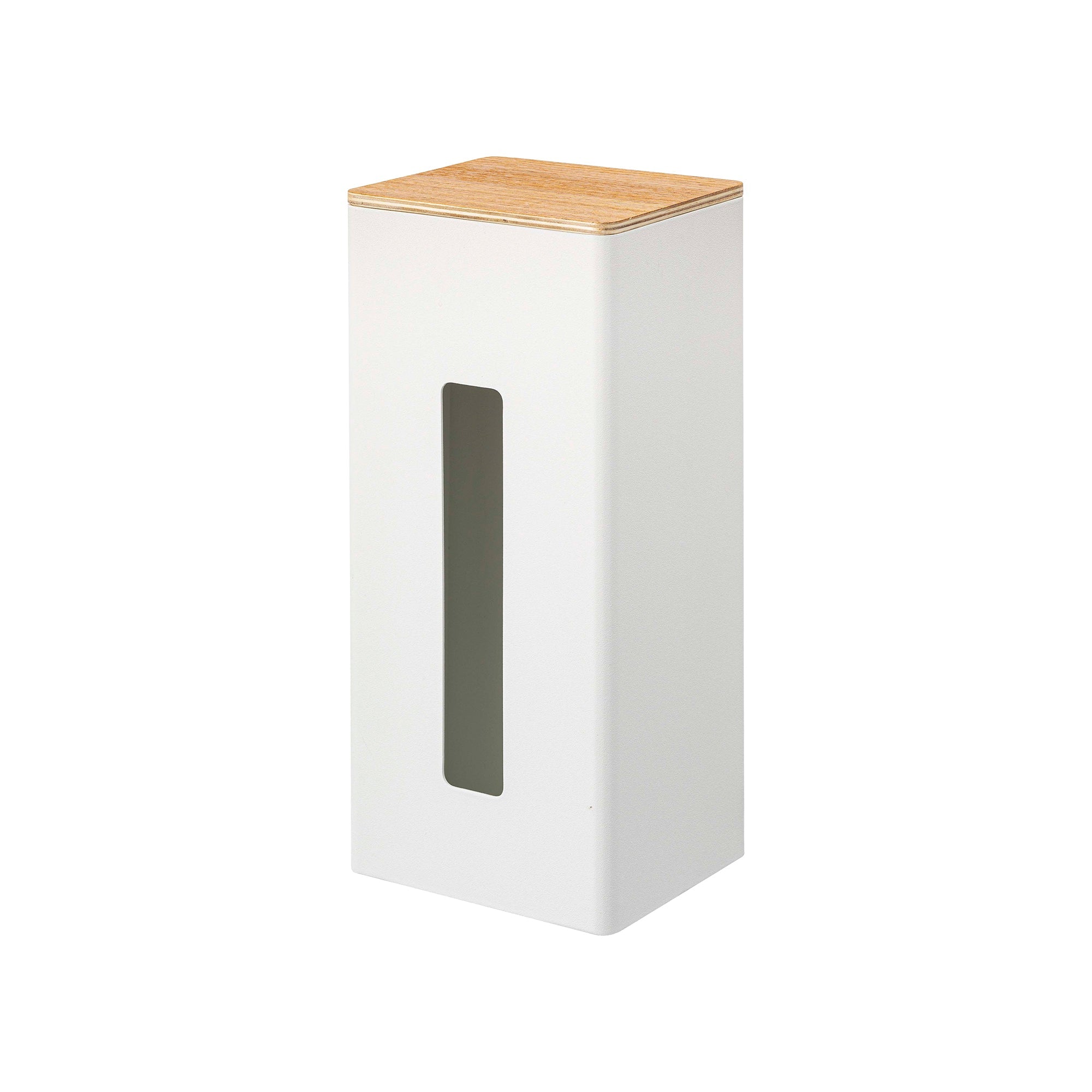 Two-Sided Tissue Case - Steel + Wood