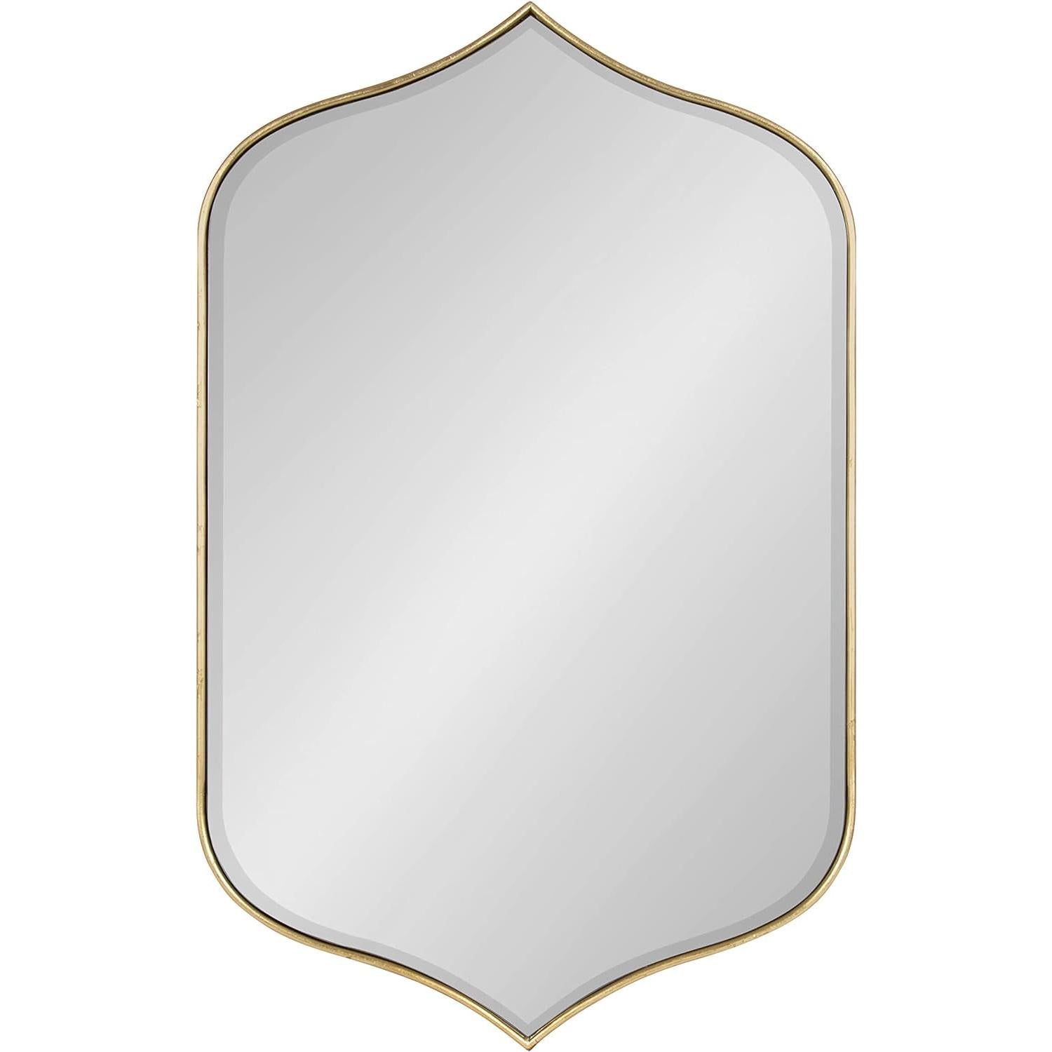 Tyla Wall Mirror 20x32 Inches Gold Finish Contemporary