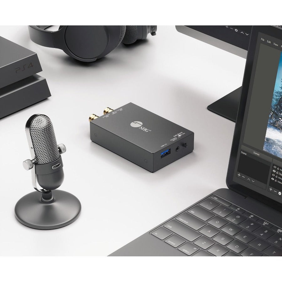 USB 3.0 Video Capture Device - 3G-SDI to USB Converter | SIIG CE-SD0K11-S1