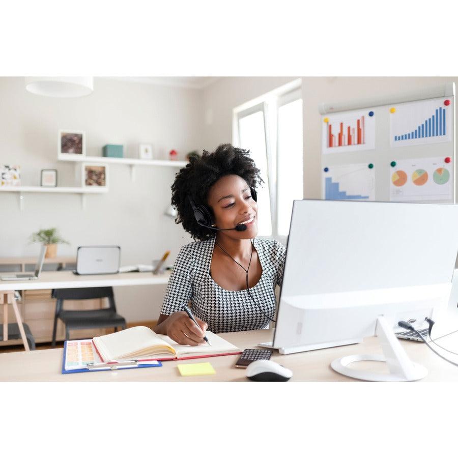 USB-A Headset with Microphone - Professional Computer Audio | Kensington K33065WW