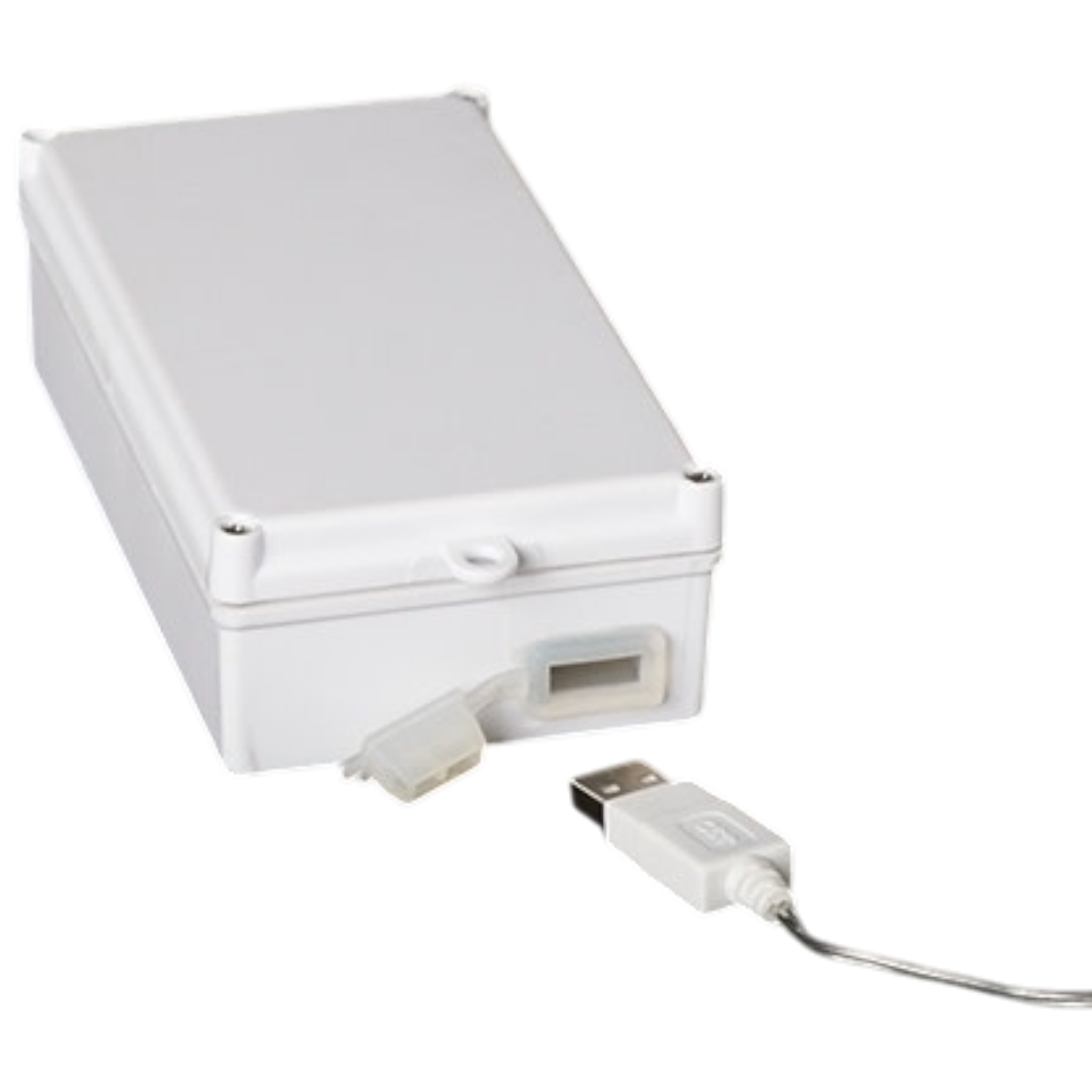 USB Battery Box (3 D-Cells) - White