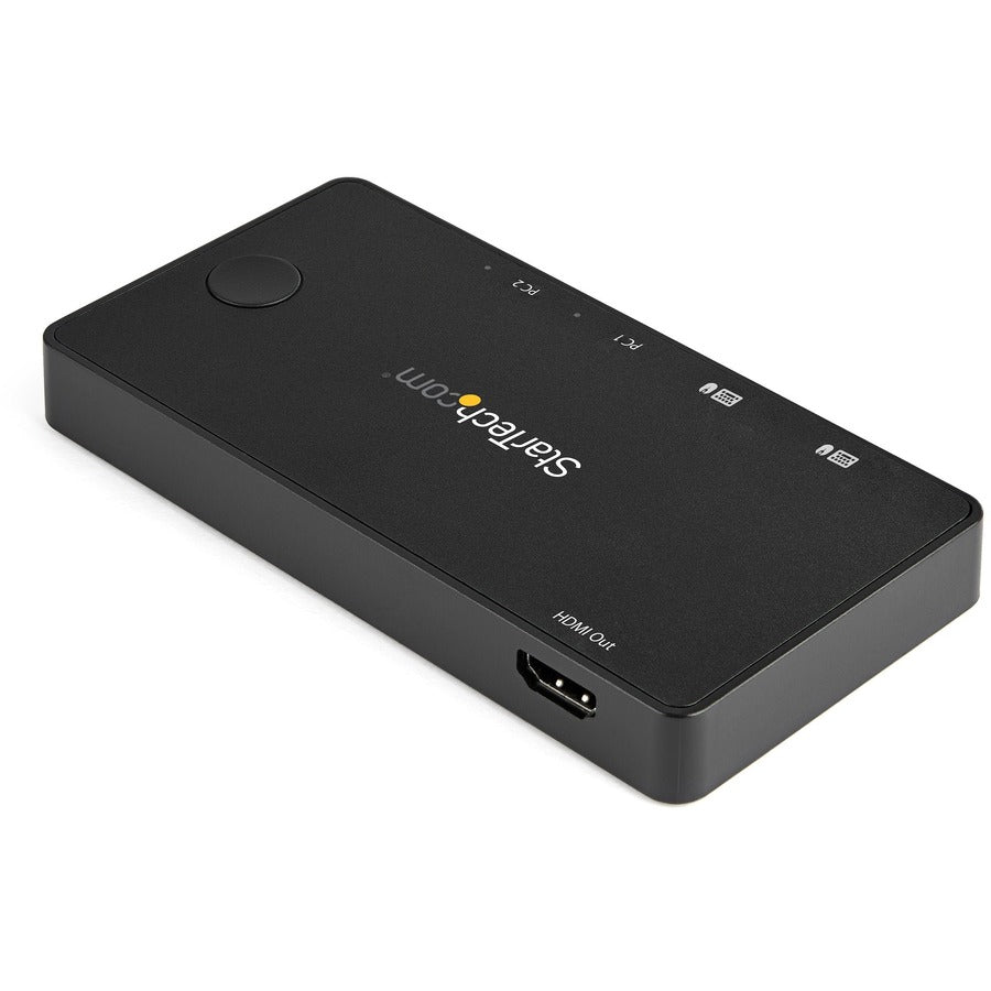 USB C KVM Switch 4K - 2 Port HDMI Desktop Switcher | Tecisoft SV211HDUC