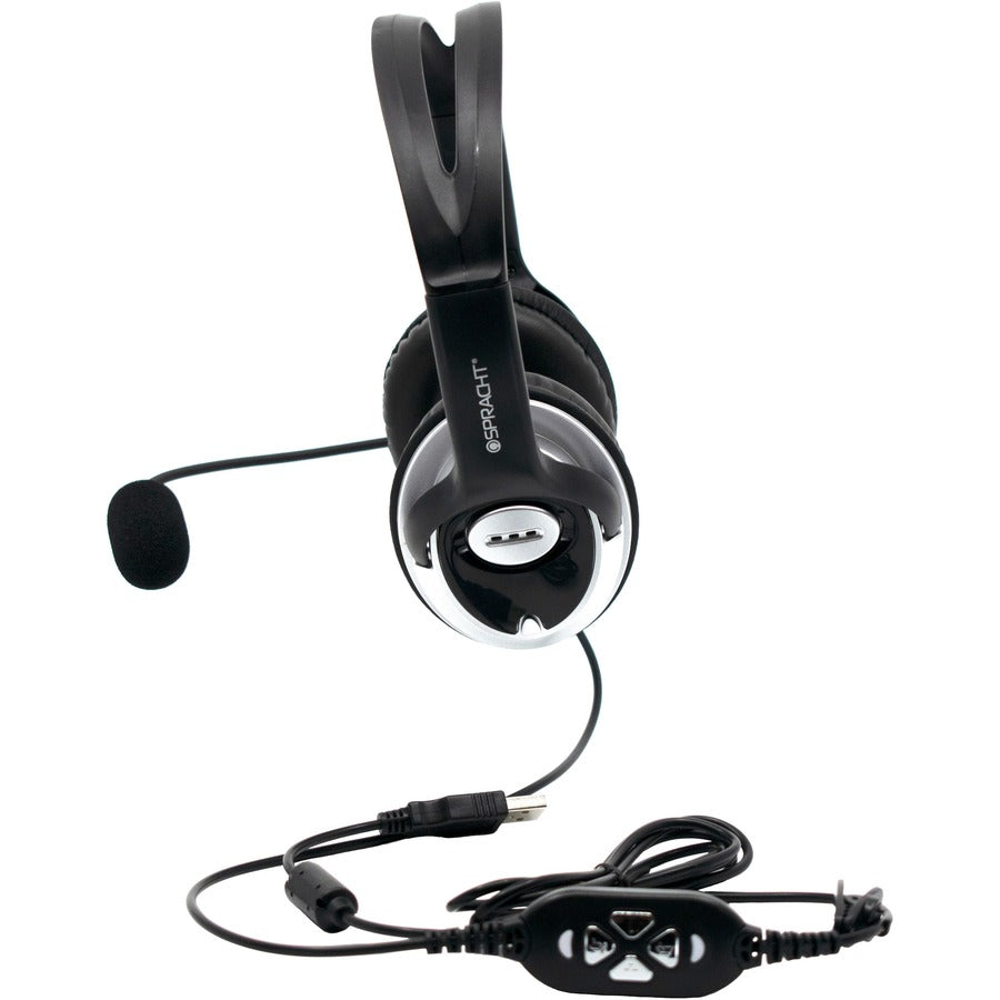 USB Headset Computer Professional - Binaural Communication Headset | Spracht ZUM-WD-USB-2