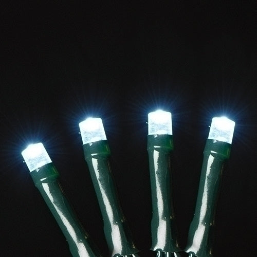 USB powered 50 LED (12.8 foot) Green Wire Multifunction Lights with Ti