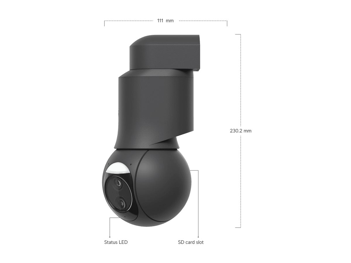 UVC-G6-PTZ-B 4K All-Weather Dual-Lens Camera with 10x Zoom for Security