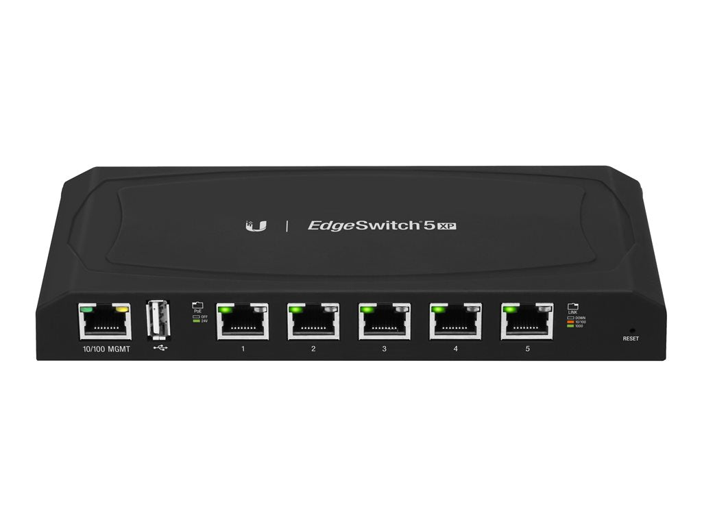 Ubiquiti EdgeSwitch ES-5XP - Switch - managed - 5 x 10/100/1000 (PoE) - wall-mountable - PoE