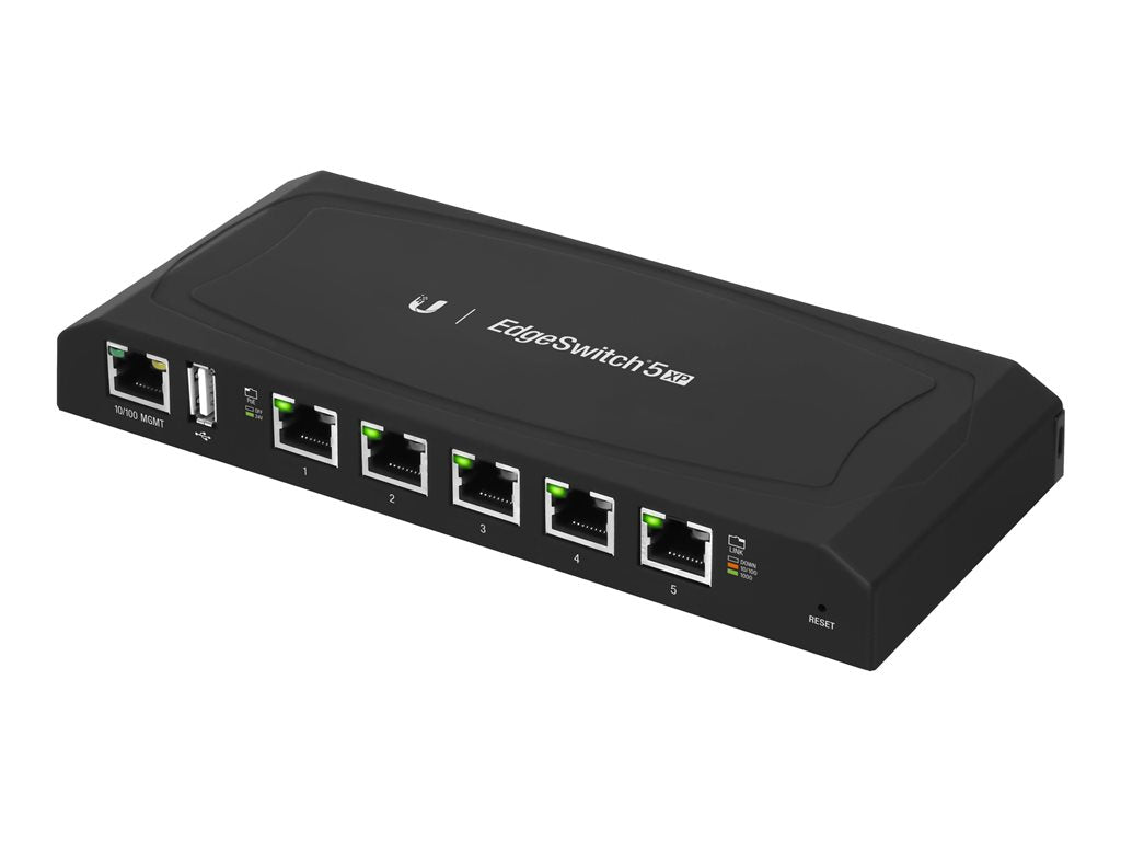 Ubiquiti EdgeSwitch ES-5XP - Switch - managed - 5 x 10/100/1000 (PoE) - wall-mountable - PoE