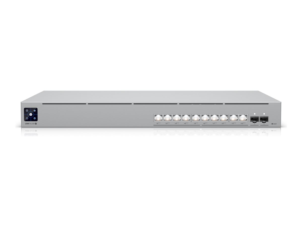 Ubiquiti USW-PRO-XG-10-POE 1U Layer 3 10-Port PoE++ Switch for Professionals
