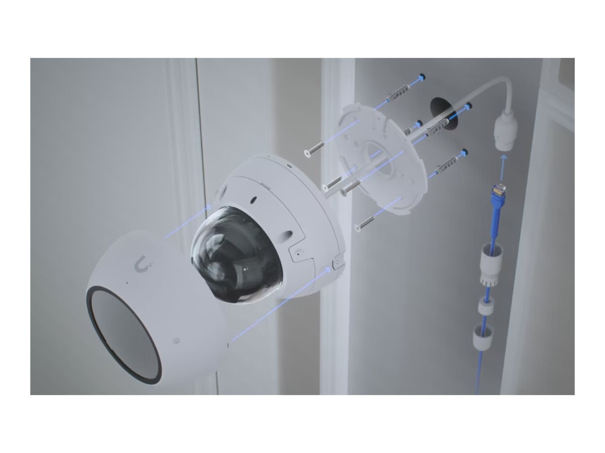 Ubiquiti UVC-AI-DOME-W 4K PoE+ All-Weather Vandal Dome Camera