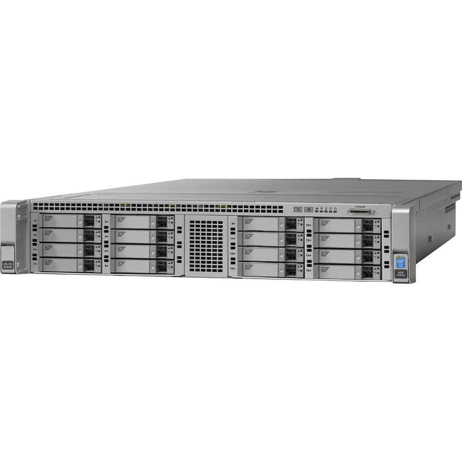 Ucs C240M4S W/ 1Xe52620 V4,1X16Gb Mraid 2X1200W 32G Sd Rails
