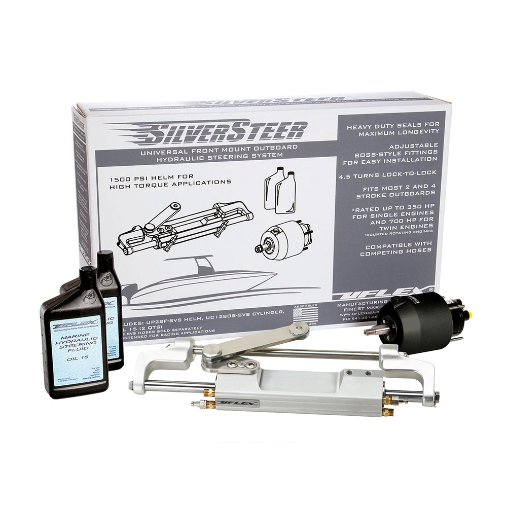 Uflex SilverSteer&trade; 2.0 High-Performance Front Mount Outboard Hydraulic Steering