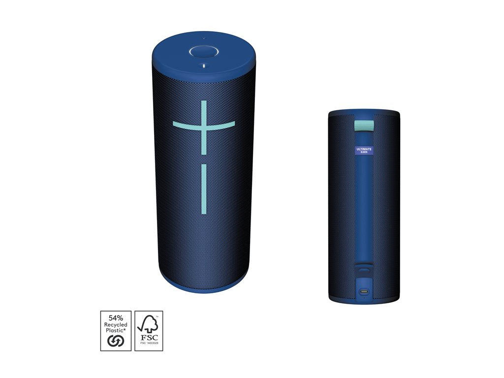 Ultimate Ears MEGABOOM 4 - Speaker - for portable use - wireless - Bluetooth - App-controlled - cobalt blue 984-001989
