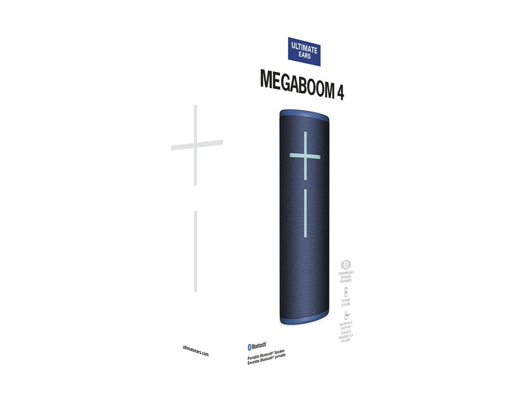 Ultimate Ears MEGABOOM 4 - Speaker - for portable use - wireless - Bluetooth - App-controlled - cobalt blue 984-001989