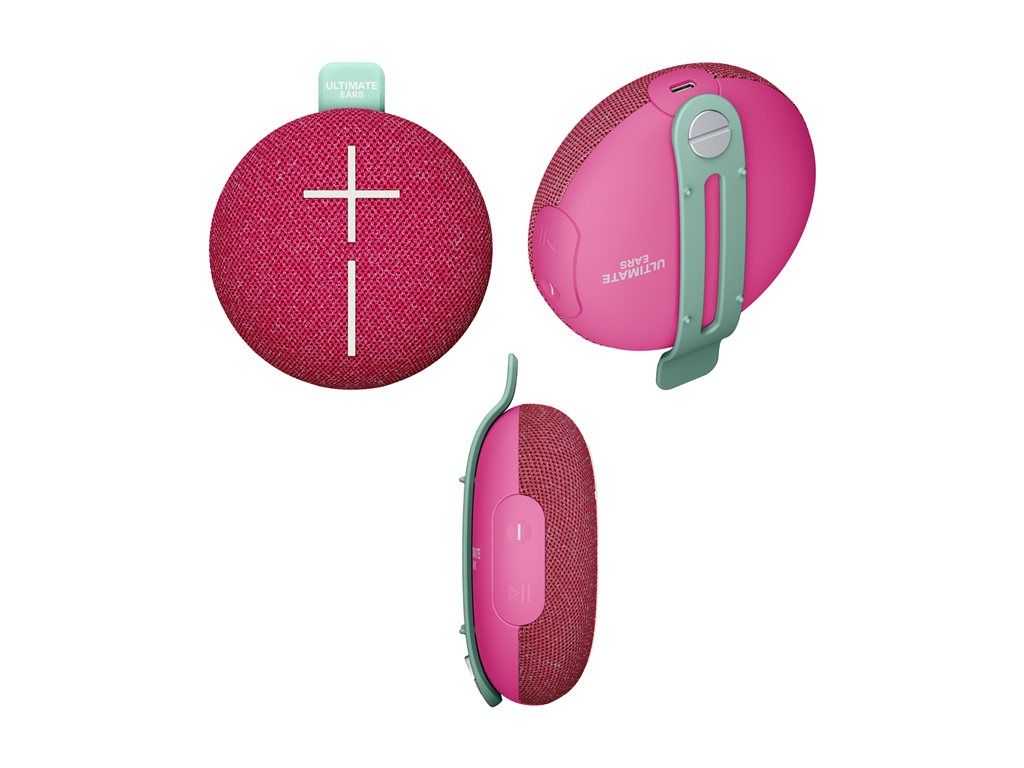 Ultimate Ears MINIROLL - Speaker - for portable use - wireless - Bluetooth - calming pink 984-002033