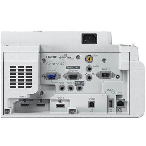 Ultra Short Throw Projector - 1080p 3LCD Lamp-Free Laser Display | Epson PowerLite 770F V11HA79020