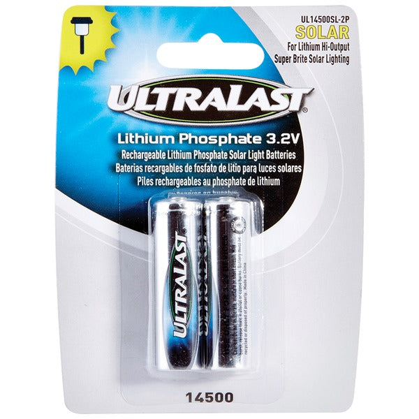 Ultralast UL14500SL-2P UL14500SL-2P 14500 Lithium Batteries for Solar Lighting,