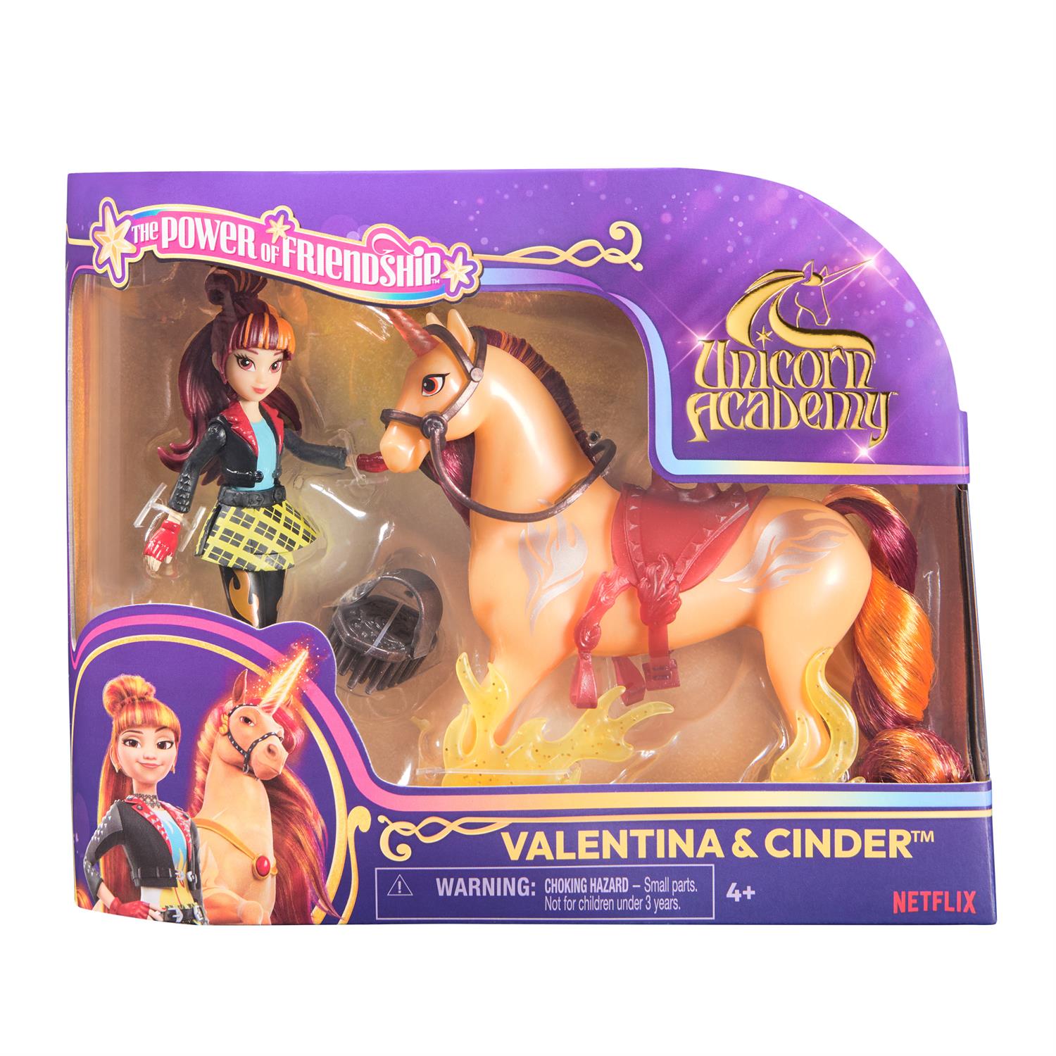 Unicorn Academy Power of Friendship-Themed Valentina and Cinder Set