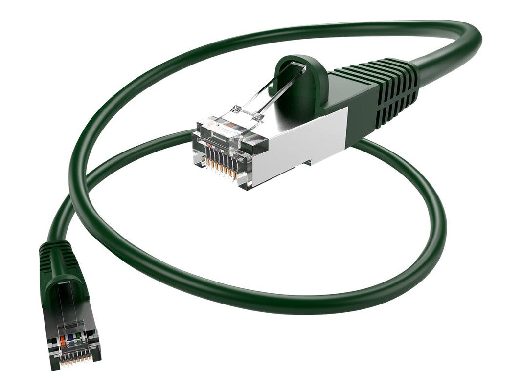 Unirise Cat.5e Patch Network Cable PC5E-35F-GRN-SH-S