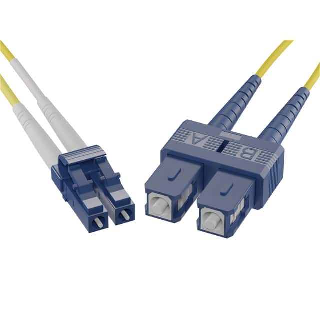 Unirise Fiber Optic Duplex Patch Network Cable FJ9LCSC-04M