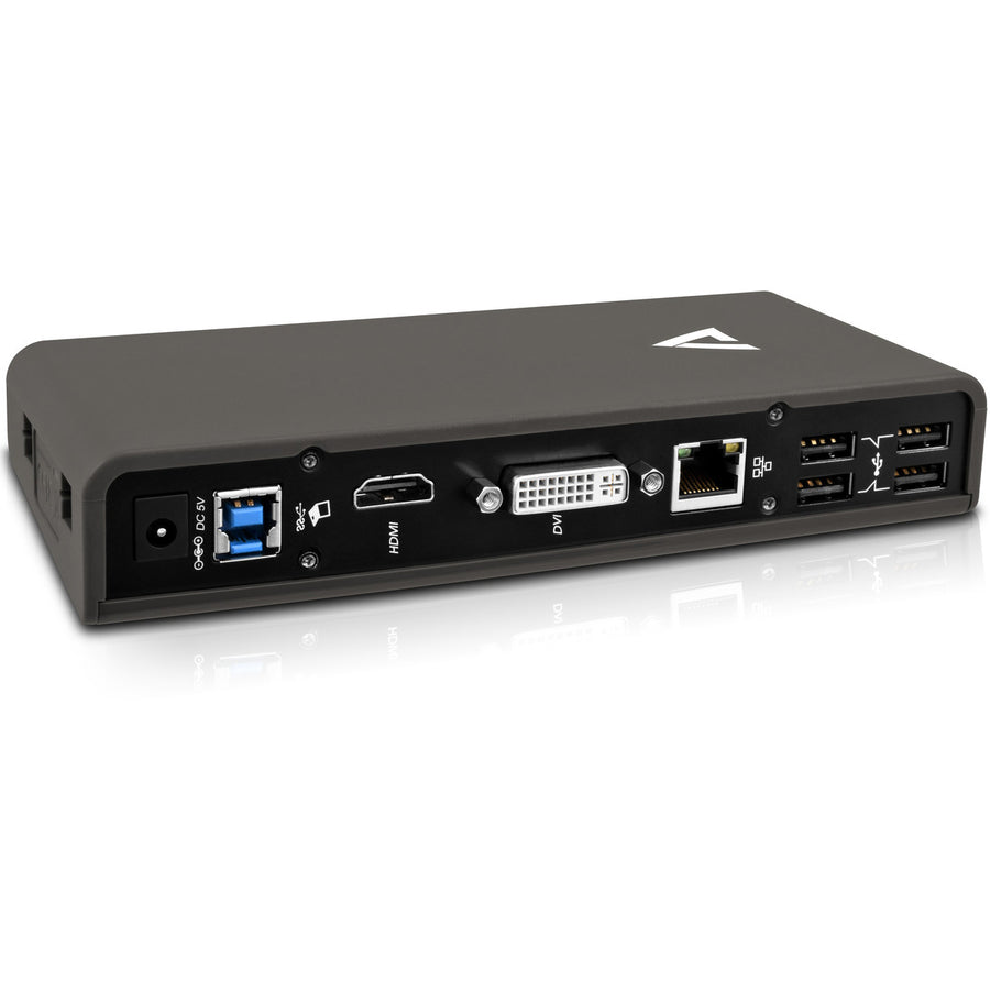 Universal Usb Docking Station,Hdmi Dvi Vga Usb Rj45 Mic Dock