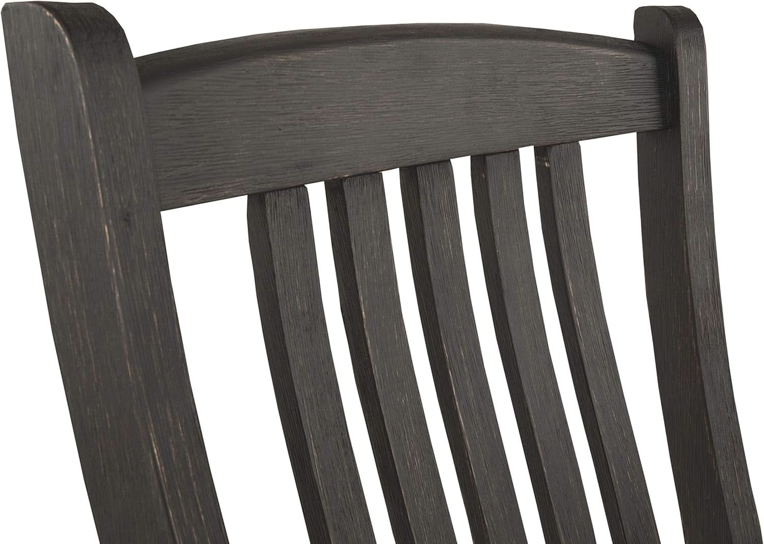 Upholstered Dining Chair 20 Inch Antique Black Set Of 2