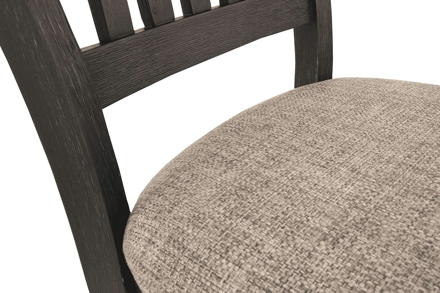 Upholstered Dining Chair 20 Inch Antique Black Set Of 2