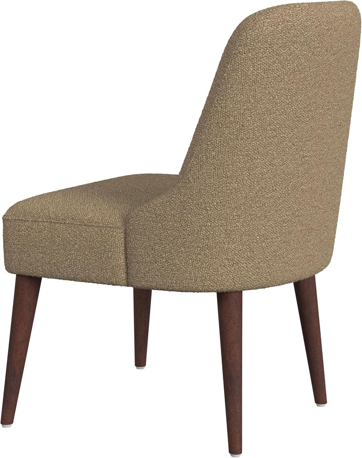 Upholstered Hemet Gayle Side Dining Chair Brown Boucle