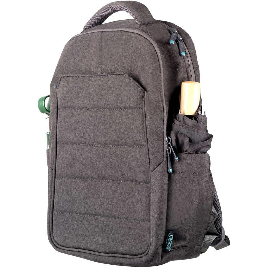 Urban Factory GREENEE Carrying Case (Backpack) for 13" to 15.6" Notebook - Gray, Green