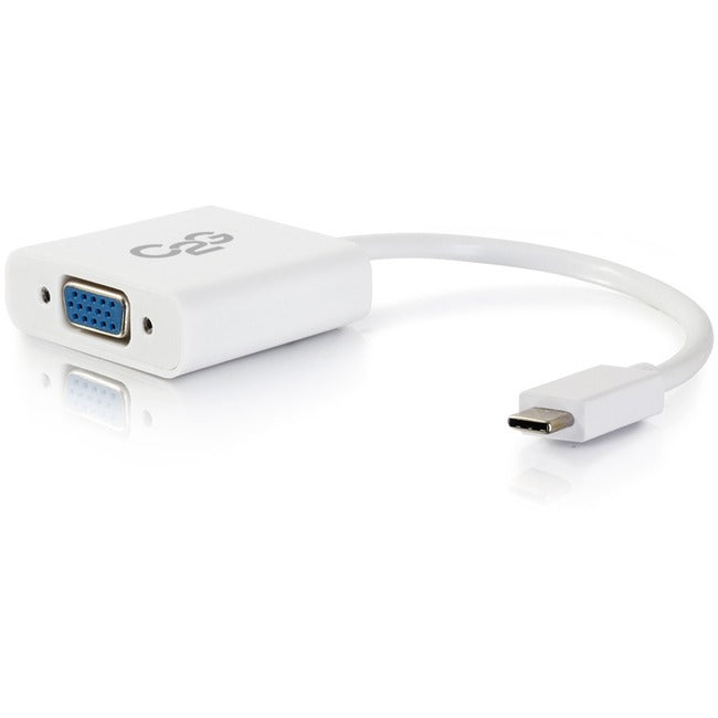 Usb 3.1 Usb-C To Vga Video Adapter - White (Taa Compliant)