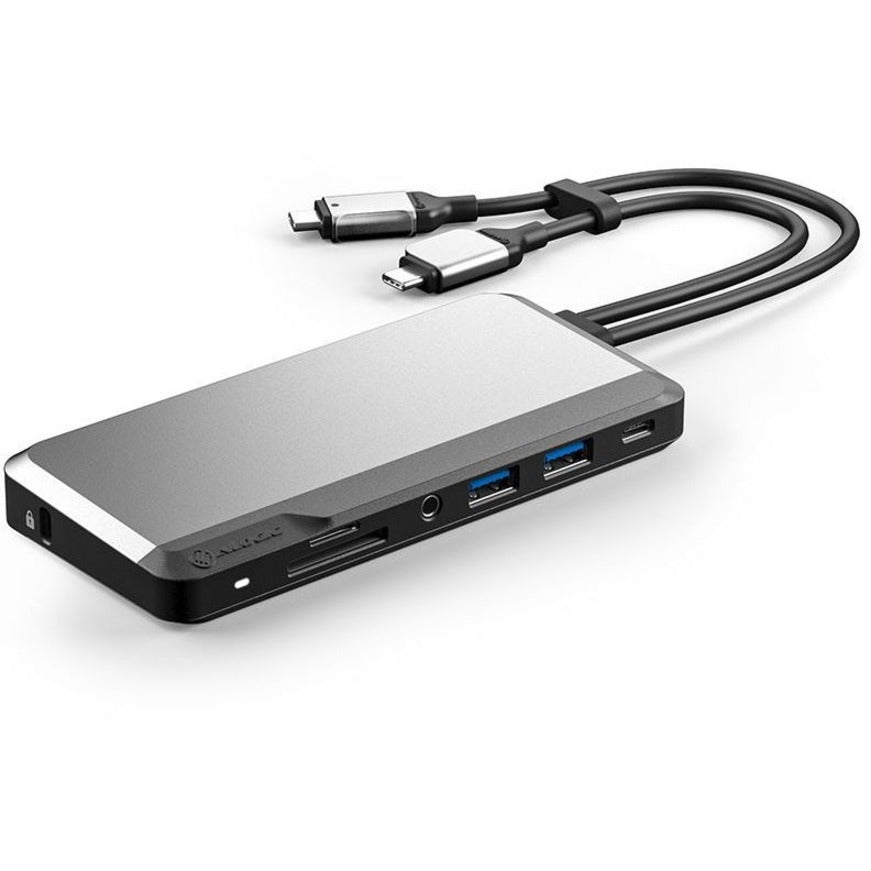 Usb-C Dual Display Super Dock,10In1 4K 60Hz Support Space Grey