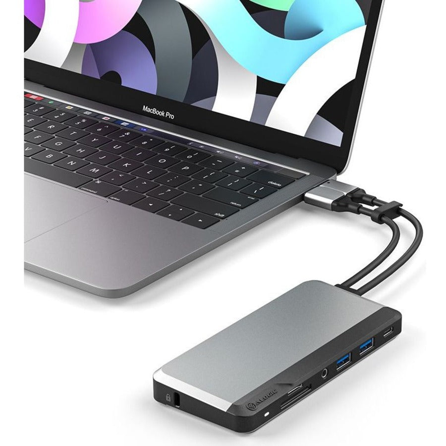 Usb-C Dual Display Super Dock,10In1 4K 60Hz Support Space Grey