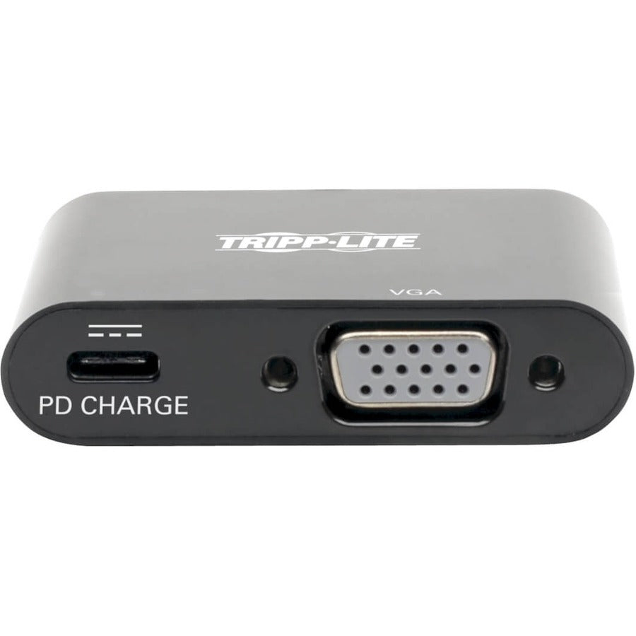Usb C Vga Adapter W/Pd Charging,1080P Black Usb Type C To Vga