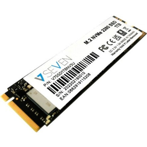 V7 1 TB Solid State Drive - M.2 Internal - PCI Express NVMe (PCI Express 3.0 x4) - TAA Compliant V7SSD1TBNV3U