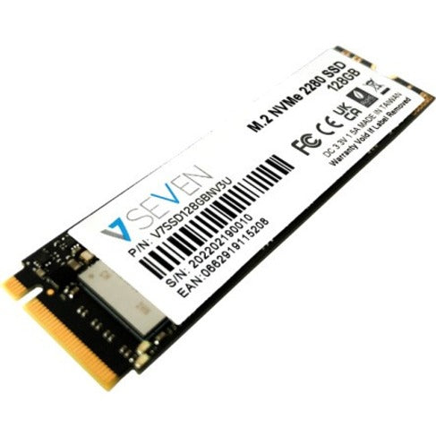 V7 128 GB Solid State Drive - M.2 Internal - PCI Express NVMe (PCI Express NVMe 3.0 x4) V7SSD128GBNV3U