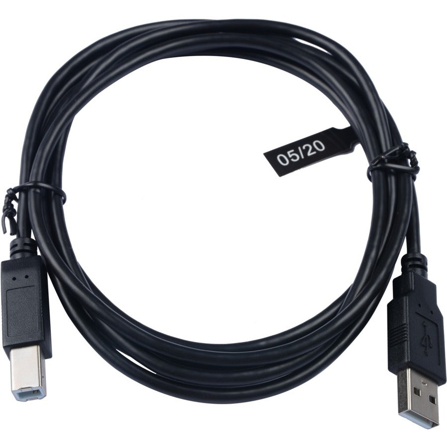 V7 Black USB Cable USB 2.0 A Male to USB 2.0 B Male 5m 16.4ft V7N2USB2AB-05M
