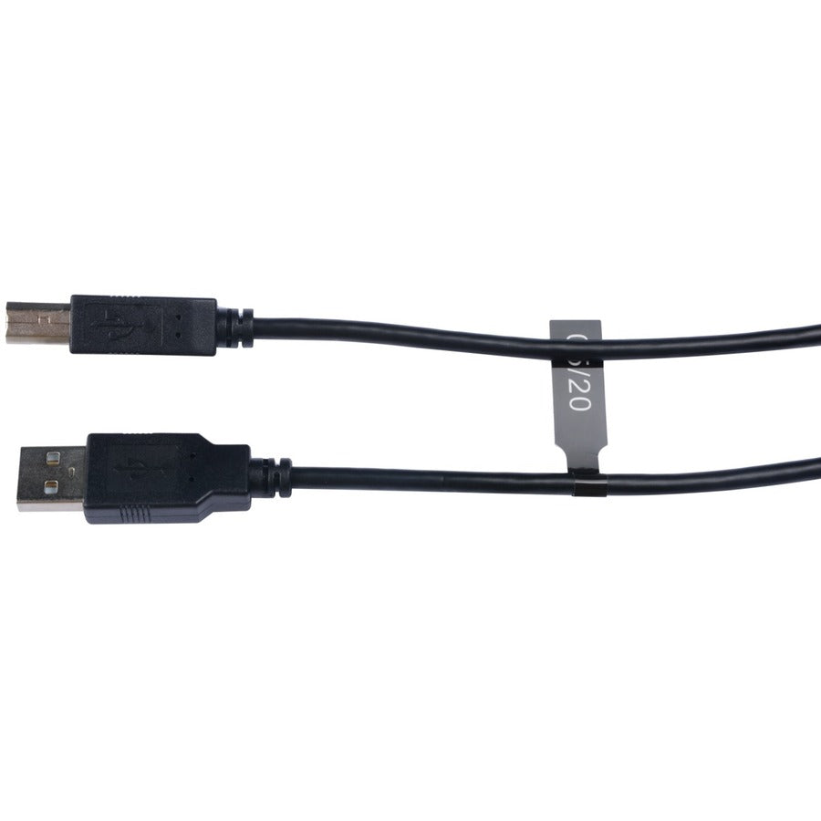 V7 Black USB Cable USB 2.0 A Male to USB 2.0 B Male 5m 16.4ft V7N2USB2AB-05M