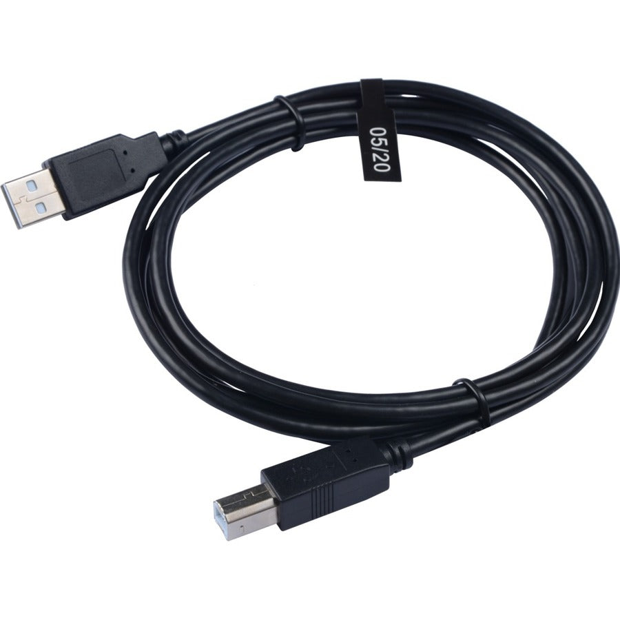 V7 Black USB Cable USB 2.0 A Male to USB 2.0 B Male 5m 16.4ft V7N2USB2AB-05M