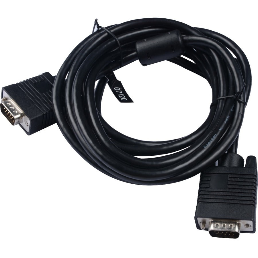 V7 Black Video Cable VGA Male to VGA Male 3m 10ft V7E2VGA-03M-BLK