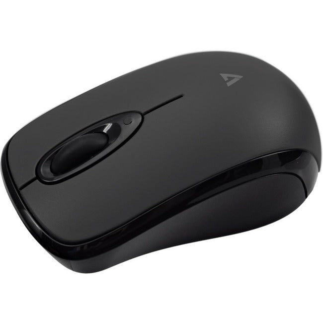V7 Bluetooth 5.2 Compact Mouse - Black, Works with Chromebook Certified MW150BT
