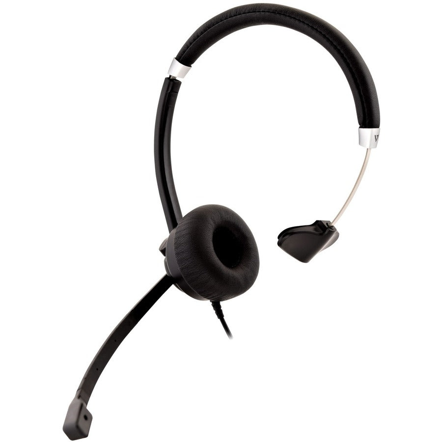V7 Deluxe USB Mono Headset with Boom Mic HU411