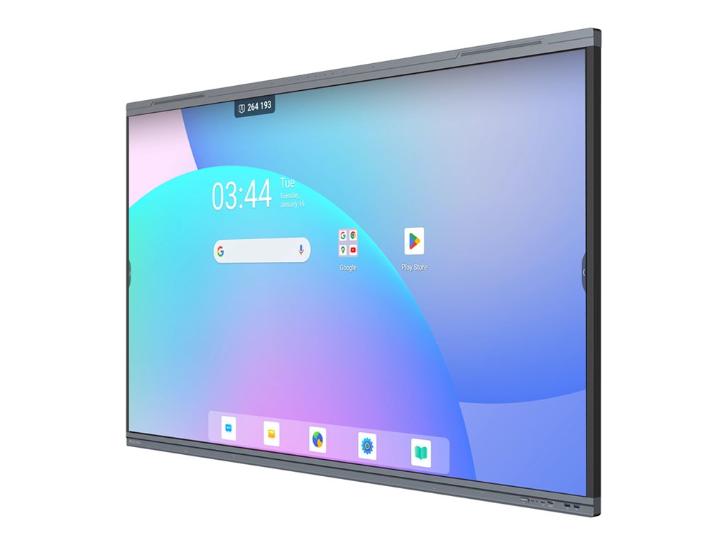 V7 PRO IFP7503-V7PROM - 75 Diagonal Class LED-backlit LCD display - interactive - with touchscreen (multi touch) - 4K