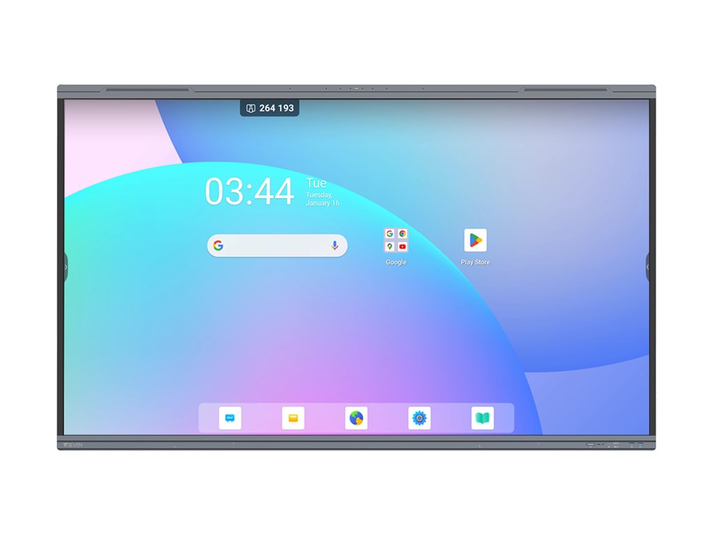 V7 PRO IFP8603-V7PROM - 86 Diagonal Class LED-backlit LCD display - interactive - with touchscreen (multi touch) - 4K