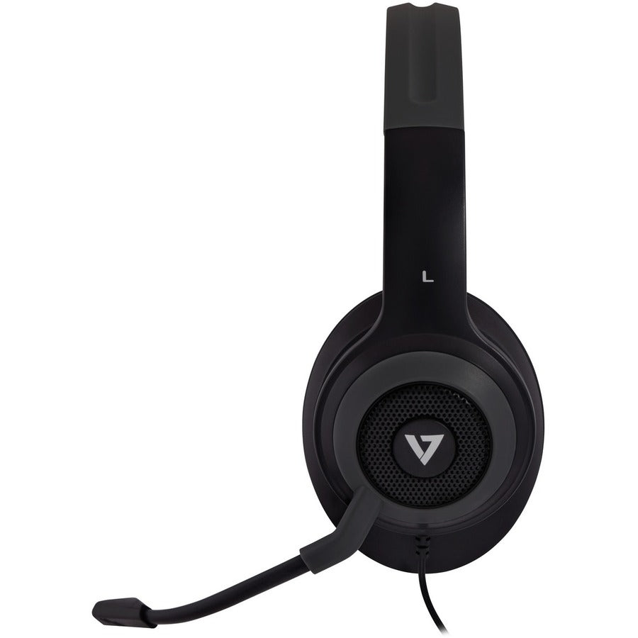 V7 Premium Over-Ear Stereo Headset with Boom Mic HC701