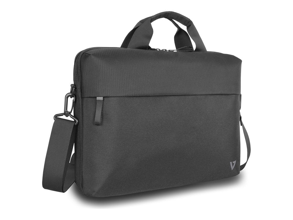 V7 Professional Eco-Friendly CTP16-ECO2 - Notebook carrying case - briefcase, RPET, topload - 15.6 - black"
