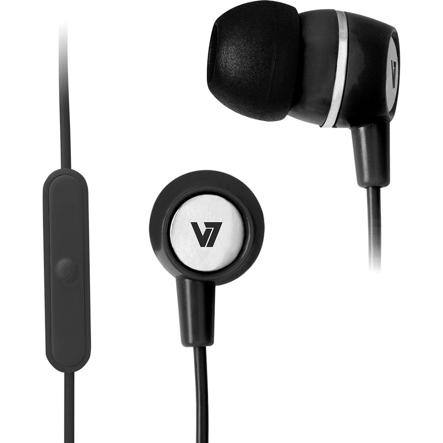 V7 Stereo Earbuds With Inline Microphone